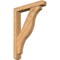 Ekena Millwork Funston Craftsman Smooth Bracket w/ Offset Brace, Western Red Cedar, 5 1/2"W x 32"D x 44"H BKT0604X32X44FST04SWR - alternate 1